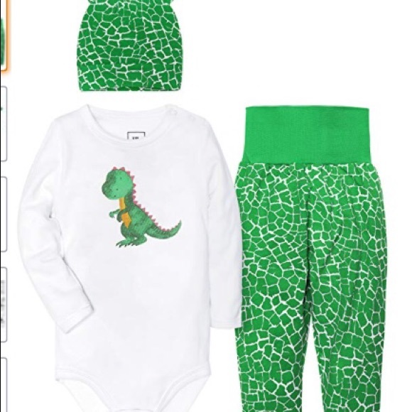 💥1 Left💥 3 pc Infant Dinosaur Set 9-12 months - Picture 4 of 8